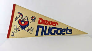 Some fans call it the tetris logo, as it was actually slightly similar to the square shapes seen in this game. Vintage Denver Nuggets Nba Aba 1970s Team Basketball Pennant Full Size Old Logo 19 99 Denver Nuggets Old Logo Pennants Vintage