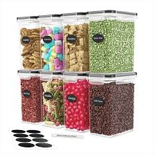 Vinyl material · ready in 48 hours · 60# permanent adhesive Prep Savour Airtight Food Storage Container Set 8 Pieces Dishwasher Safe Include 8 Labels And Marker Keeps Food Fresh Dry Reviews Wayfair Ca
