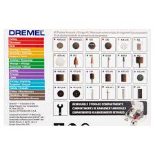Dremel 709 02 110 Piece All Purpose Rotary Accessory Kit