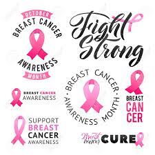 Simple pink breast cancer awareness design. Vector Set Of Labels Breast Cancer Awareness October Is Cancer Awareness Month Calligraphy Poster Designs Royalty Free Cliparts Vectors And Stock Illustration Image 86057152