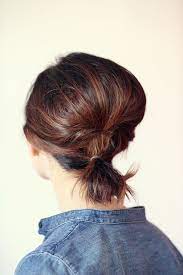 Hair How To Volumized Ponytail Tutorial For Short Hair For The Latest In Trending Accessories Visit Desi Short Hair Ponytail Short Hair Updo Short Ponytail
