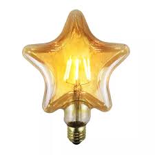 Ampoule Etoile Led E27 11 5 Cm Coloris Jaune 11 5 X 6 5 Cm Ampoule Decorative Ampoule Led Lumieres Ampoule