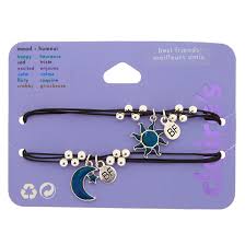 Mood Sun Moon Friendship Bracelets 2 Pack
