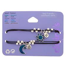 mood sun moon friendship bracelets 2 pack