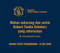 March 16, 2018, 11:19am #1. Biasiswa Tunku Abdul Rahman Yayasan Tunku Abdul Rahman Facebook