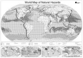 Display color scale is shown below the cesium display. World Map Of Natural Hazards Consisting Of The Main Map And The Four Download Scientific Diagram