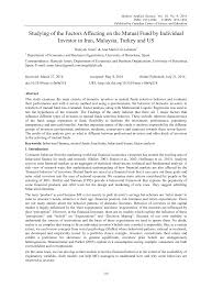 So what is mutual fund? Http Www Ccsenet Org Journal Index Php Mas Article Download 61595 33062