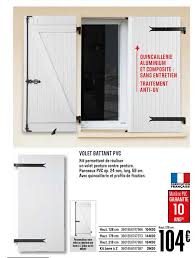 Maybe you would like to learn more about one of these? Offre Volet Battant Pvc Chez Brico Depot