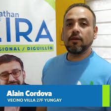 Un gran amigo que ha estado presente desde el primer dia... gracias por tu  apoyo @alain.cordova , Este 21 de Noviembre vota AJ 181, JONATHAN NEIRA C. 