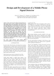 Small vs large signal sp. Https Www Ijert Org Research Design And Development Of A Mobile Phone Signal Detector Ijertv3is070292 Pdf