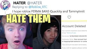 Roblox Players Hate Quackity And Tommyinnit Youtube