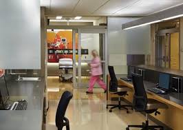 The Hospital S Electronic Medical Records System Is Accessible Within The Care Team Zone And In Each Healthcare Design Hospital Design Healthcare Architecture