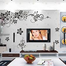 To cover larger areas, consider using floral wallpaper. Wall Sticker Flower Wall Art Design Decal Removable Mural Diy Home Decor Home Decor Decor Decals Stickers Vinyl Art
