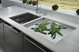 Kstone quartz products are crafted by a team of highly skilled designers and fabricators who put their time and effort into perfecting each component. Technistone Crystal Polar White Sink Kitchen Remodel Kitchen Countertops Kitchen Worktop