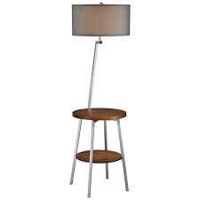 Free shipping · low prices · huge selection · name brands Lemington Silver End Table Floor Lamp With Gray Shade 69m81 Lamps Plus