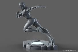 I Made This Model During A Workshop For 3d Print With Bernardo Yang Which Was Amazing I Highly Recommend It To A Motoko Kusanagi Ghost In The Shell Sculpture