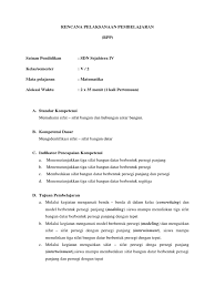 Maybe you would like to learn more about one of these? Rpp Matematika Bangun Datar Kelas 3 Sd