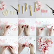 Artisanat de fleurs en papier. 1001 Tutos Et Idees Top Comment Faire Une Fleur En Papier Soi Meme