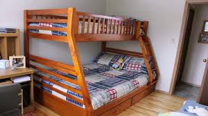 Sick of having your loft bed looking like a college relic? Diy Twin Over Queen Bunk Bed Plans Gif Maker Youtube