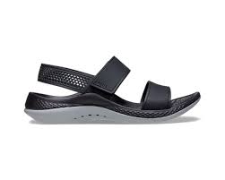 Crocs LiteRide 360 Sandal Women Black Light Grey | World of Clogs