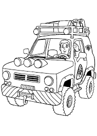 Sam wohnt in pontypandy und arbeitet dort in der feuerwehrwache. Ausmalbilder Gene Von Feuerwehrmann Sam