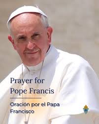 We unite with faithful from around the world in prayer for Pope Francis who  suffered a “severe asthmatic respiratory crisis” this morning. We ask Our  Lady of Good Health to intercede for