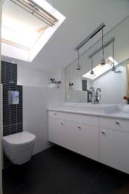 Subway tile half walls add both beauty and waterproofing function. How To Turn Your Empty And Boring Space Into An Attic Bathroom Cool House Concepts
