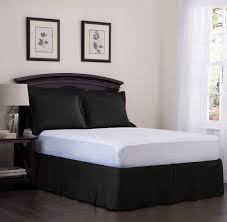 Choose from contactless same day delivery, drive up and more. Queen Size Black 21 Drop By Shopbedding Ashton Detachable Bedskirt Easy On Easy Off Pleated Bed Skirt Bedding Home Kitchen