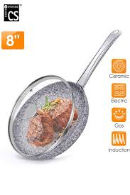 Maybe you would like to learn more about one of these? 8 Inch Gray Stone Derived Nonstick Copper Kitchenware Koch Systeme Cs Stir Fry Pan Oven Safe Frying Pan