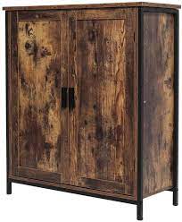 Check spelling or type a new query. Buy Iwell Free Standing Cabinet With 1 Shelf 2 Doors Free Standing Cupboard With Metal Frame Media File Storage Cabinet For Kitchen Entryway Rustic Brown Online In Vietnam B08kzm964b