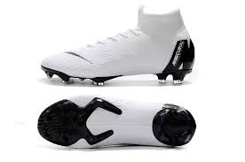 Black And White Nike Soccer Cleats New Nike Mercurial Superfly 6 Elite Fg World Cup White Black Nike Soccer Shoes Soccer Shoes Soccer Cleats Nike