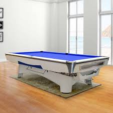 Billardtisch Alaska 8ft Blau Weiss Billardtisch Pool Billard Billiardtisch