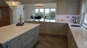 Pentalquartz combines the timeless beauty of natural stone with superior strength and durability. Thwaite Kitchen In Dove Grey Carrara Misterio Quartz Tops Neff Appliances 2 Gower Coast Kitchens