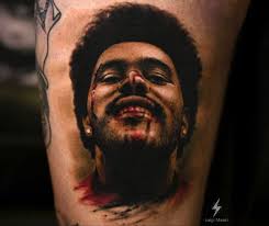 6 video tratti da noi siamo afterhours da oggi sul canale youtube della band. The Weeknd Tattoo Portrait After Hours Album Art The Weeknd Tattoo Portrait Tattoo Tattoo Artists