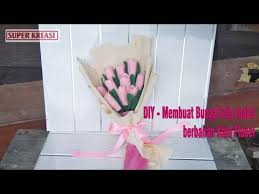 Cara mudah membuat bros mawar dari kain. Diy Cara Membuat Bunga Tulip Dari Kain Flanel