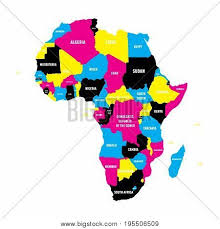 72 dpi file is 1200 pixel wide and 300 dpi file is 4406 pixel wide, height o. Political Map Africa Vector Photo Free Trial Bigstock