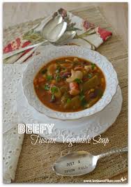Beefy Tuscan Vegetable Soup Vegetable Soup Beef Bone Broth Healthy Soup Recipes