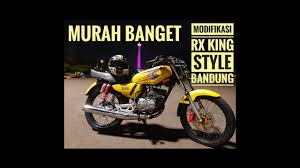 Motor cepat yang dulu lebih dikenal dengan sebutan motor penjambret atau motor maling. Murah Banget Modifikasi Rx King Style Bandung Youtube