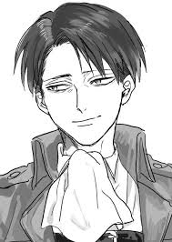 Levi Ackerman Smiling Attack On Titan Livai Manga Attaque Des Titans Capitaine Levi