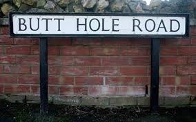 The 17 Rudest Place Names In Britain Funny Road Signs Funny Signs Funny Place Names