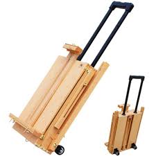 Shop Kuyal Adjustable Tabletop Easel Solid W At Artsy Sister In 2020 Sketch Box Wood Easel Easel Painting