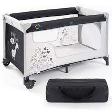 Lionelo sven plus 2 in 1 baby bett laufstall baby ab geburt bis 15 kg wickelauflage moskitonetz luftige seitenwände mit seiteneingang tragetasche zusammenklappbar. Fillikid Baby Reisebett Kinder Reisebett Ab Der Geburt 120x60 Cm Giraffe 4 Tlg Klappbares Kinderreisebett Mit Matratze Transporttasche Rollen Und Einstieg Online Kaufen Otto