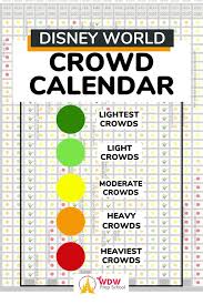 Disney World Crowd Calendar In 2020 Disney World Crowd Calendar Crowd Calendar Disney World