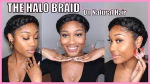 Braids (also referred to as plaits) are a complex hairstyle formed by interlacing three or more strands of hair. How To Do A Halo Braid On Natural Hair Step By Step Diy Tutorial