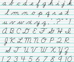 Printable Zaner Bloser Cursive Alphabet Chart Search Results