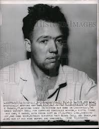 1950 Press Photo Raymond Odell held in Louisville KY for missing girl W  Hughes