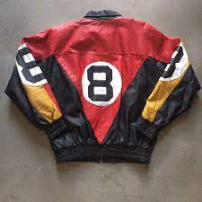 Peter England Leather 8 Ball Jacket 85 18 Shipping Domestic Size Xl 29 Collar To Hem X 25 Pit To Pit Contact The Shop At Vintage Jacket Jackets Fashion