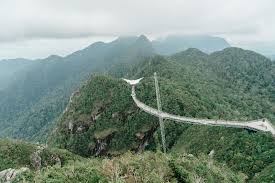 From the top station, there is an approach way and a long steep flight of stairs leading to the bridge. A Gravity Defying Guide To Langkawi S Cable Car And Sky Bridge
