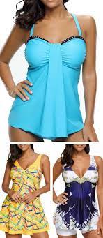 Cute Swimdress Modest Swimdress Bathing Suit Swimsuit Tankini Padded Swimwear Halter Swimdress Fashion Swim Dress Fashion Outfits