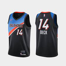 The indiana pacers came close to recording the biggest victory in nba history in trouncing the oklahoma city thunder on their. Gabriel Deck 2021 Okc Thunder City Edition Black Jersey 14 Tortuga